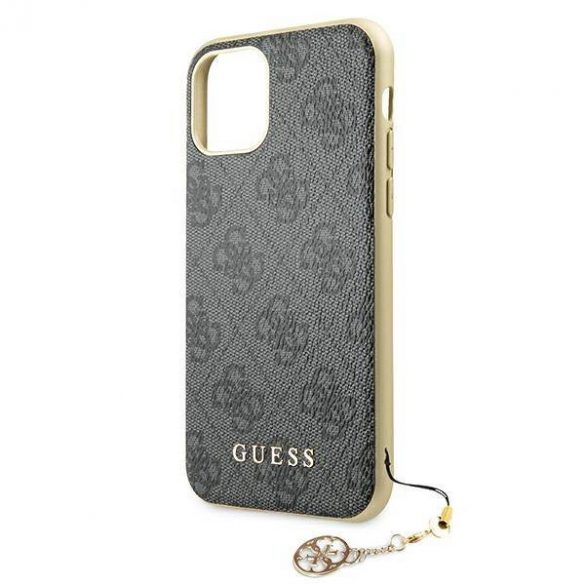 Husă Guess GUHCN61GF4GGR iPhone 11 6,1" / Xr gri/szary Husă 4G Charms Collection