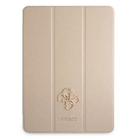 Guess GUIC12PUSASGO Husă colecție Saffiano pentru iPad 12,9" 2021 złoty/aurie