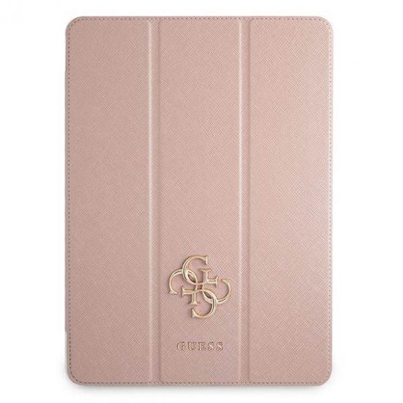 Guess GUIC12PUSASPI Copertă de carte pentru iPad 12,9" 2021, rożowy/roz Husă Saffiano Collection