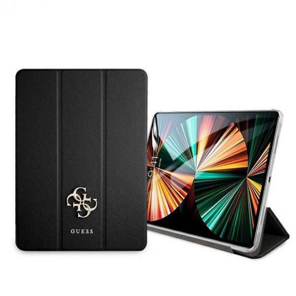 Guess GUIC12PUSASBK Husă colecție Saffiano pentru iPad 12,9" 2021