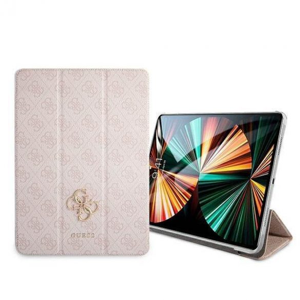 Guess GUIC12G4GFPI Husă colecție 4G pentru iPad 12,9" 2021, rożowy/roz