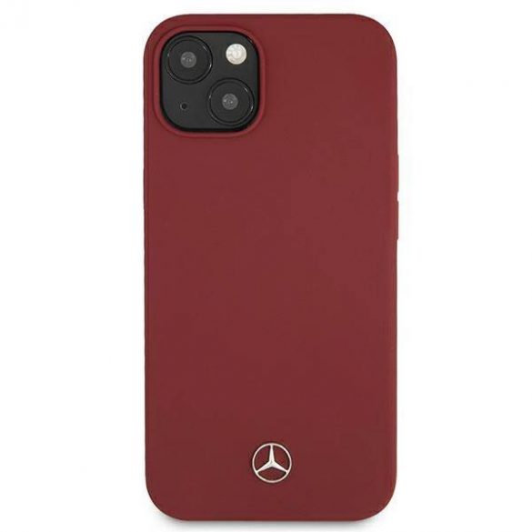 Mercedes MEHCP13MSILRE iPhone 13 / 14 / 15 6.1" czerwony/rosu hardcase Silicone Line