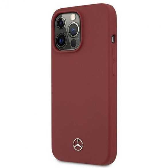 Mercedes MEHCP13LSILRE iPhone 13 Pro / 13 6,1" czerwony/roșu Hardcase Silicone Line