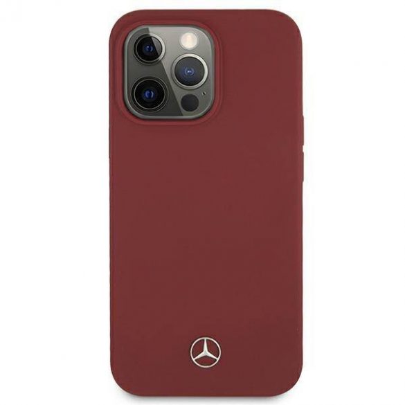 Mercedes MEHCP13LSILRE iPhone 13 Pro / 13 6,1" czerwony/roșu Hardcase Silicone Line