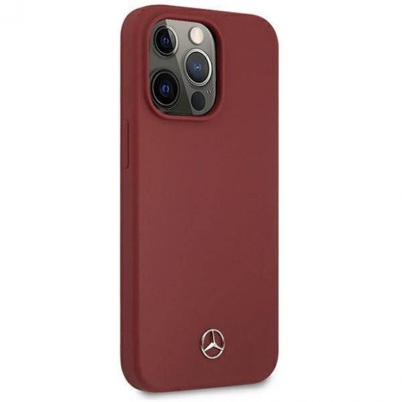 Mercedes MEHCP13LSILRE iPhone 13 Pro / 13 6,1" czerwony/roșu Hardcase Silicone Line