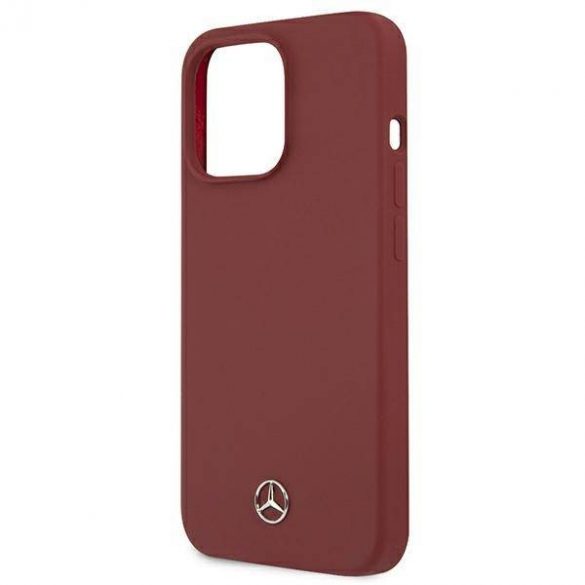 Mercedes MEHCP13LSILRE iPhone 13 Pro / 13 6,1" czerwony/roșu Hardcase Silicone Line