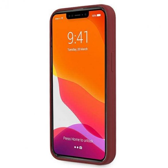 Mercedes MEHCP13XSILRE iPhone 13 Pro Max 6,7" czerwony/roșu Hardcase Husă Silicone Line