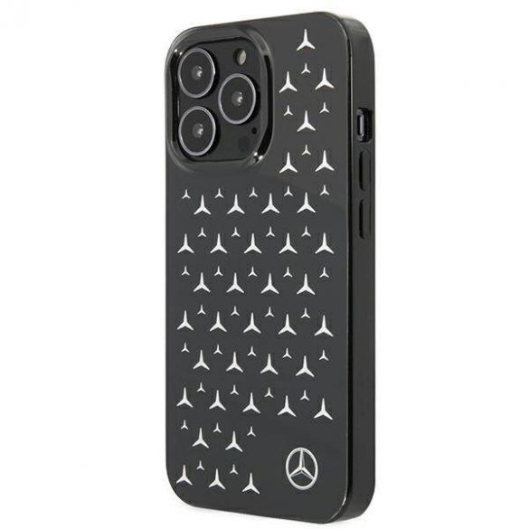 Mercedes MEHCP13LESPBK iPhone 13 Pro / 13 6,1" negru / negru hard Husă Silver Stars Model husă