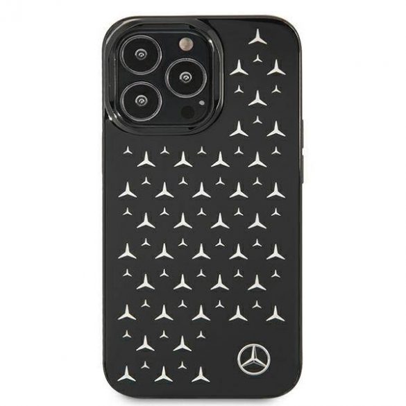 Mercedes MEHCP13LESPBK iPhone 13 Pro / 13 6,1" negru / negru hard Husă Silver Stars Model husă