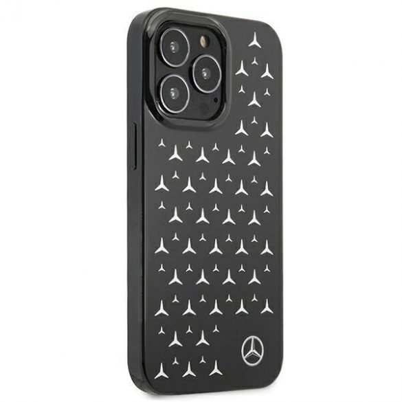 Mercedes MEHCP13LESPBK iPhone 13 Pro / 13 6,1" negru / negru hard Husă Silver Stars Model husă