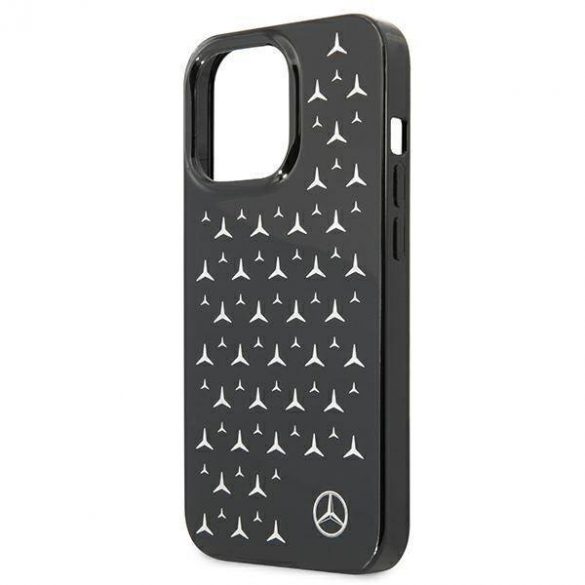 Mercedes MEHCP13LESPBK iPhone 13 Pro / 13 6,1" negru / negru hard Husă Silver Stars Model husă