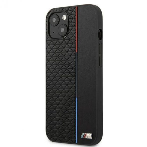 Husă BMW BMHCP13MTRTBK iPhone 13 / 14 / 15 6.1" negru / negru hard Husă M Collection Triangles