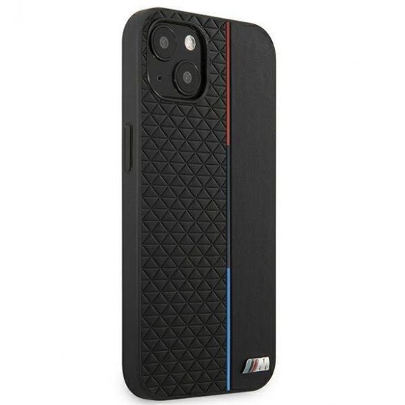 Husă BMW BMHCP13MTRTBK iPhone 13 / 14 / 15 6.1" negru / negru hard Husă M Collection Triangles