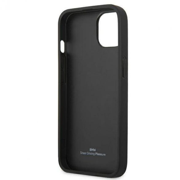 Husă BMW BMHCP13MTRTBK iPhone 13 / 14 / 15 6.1" negru / negru hard Husă M Collection Triangles