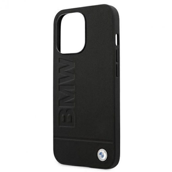 Husă BMW BMHCP13XSLLBK iPhone 13 Pro Max 6,7" negru/negru hard Husă Signature Logo Imprint husă