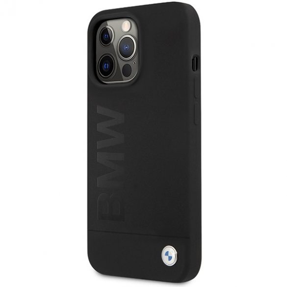 Etui BMW BMHCP13LSLBLBK iPhone 13 Pro / 13 6,1 czarny/negru Hardcase Silicon Signature Logo"