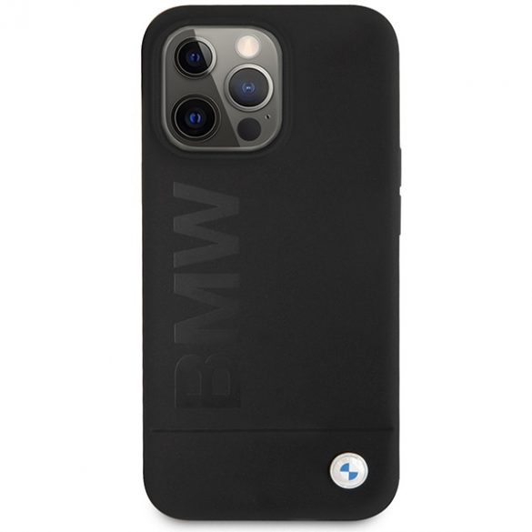 Etui BMW BMHCP13LSLBLBK iPhone 13 Pro / 13 6,1 czarny/negru Hardcase Silicon Signature Logo"