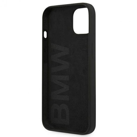 Etui BMW BMHCP13SSILBK iPhone 13 mini 5,4" czarny/negru Hardcase Silicon Signature