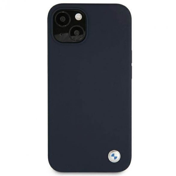 Etui BMW BMHCP13SSILNA iPhone 13 mini 5,4" granatowy/marine hardcase Husă silicon Signature