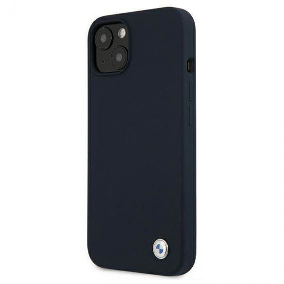 Etui BMW BMHCP13MSILNA iPhone 13 / 14 / 15 6.1" granatowy/navy hardcase Silicon Signature