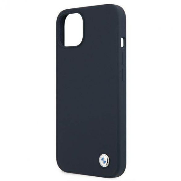 Etui BMW BMHCP13MSILNA iPhone 13 / 14 / 15 6.1" granatowy/navy hardcase Silicon Signature