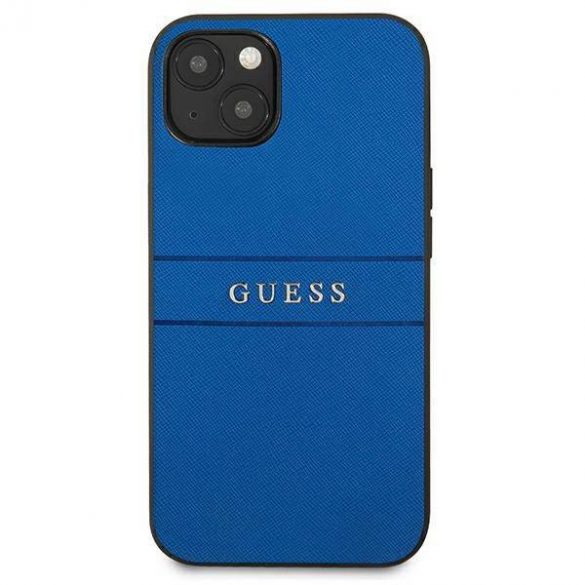 Husă Guess GUHCP13SPSASBBL iPhone 13 mini 5,4" niebieski/albastru Saffiano Strap