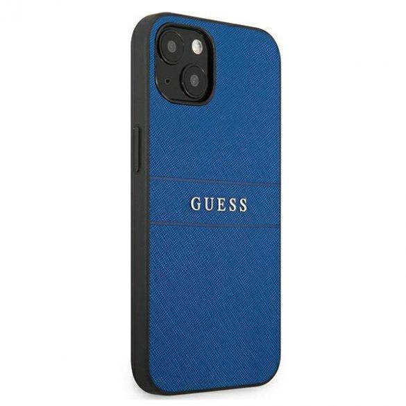 Husă Guess GUHCP13SPSASBBL iPhone 13 mini 5,4" niebieski/albastru Saffiano Strap