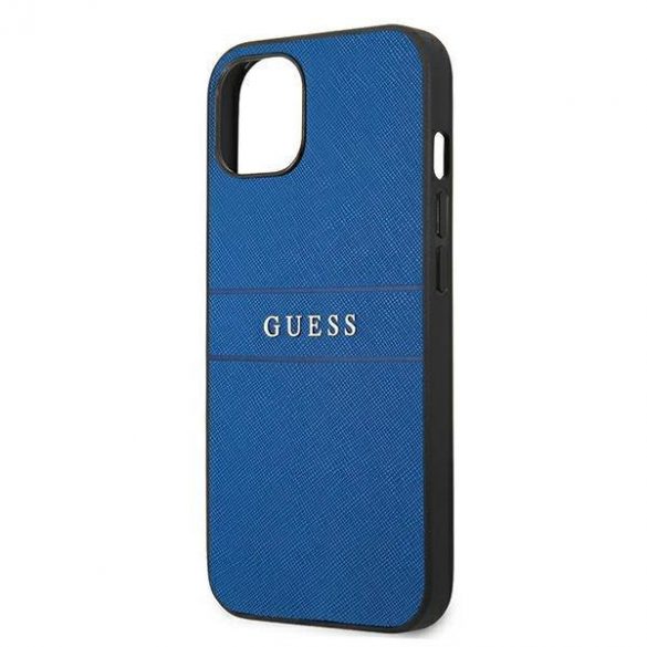 Husă Guess GUHCP13SPSASBBL iPhone 13 mini 5,4" niebieski/albastru Saffiano Strap