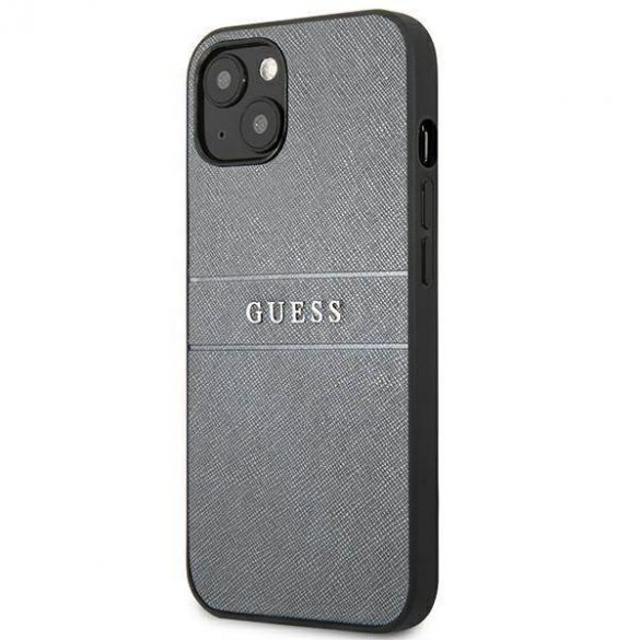 Guess GUHCP13SPSASBGR iPhone 13 mini 5,4" gri/gri Saffiano Strap