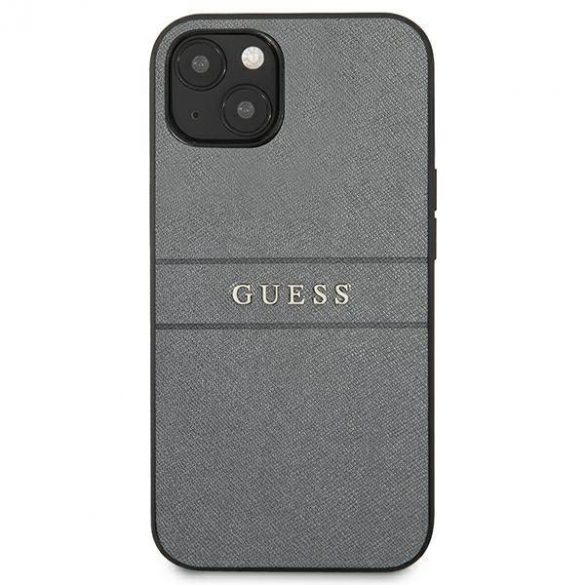 Guess GUHCP13SPSASBGR iPhone 13 mini 5,4" gri/gri Saffiano Strap