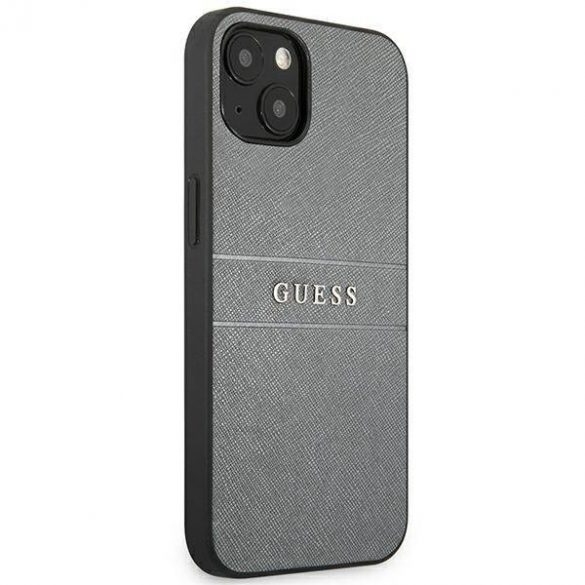 Guess GUHCP13SPSASBGR iPhone 13 mini 5,4" gri/gri Saffiano Strap