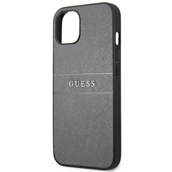 Guess GUHCP13SPSASBGR iPhone 13 mini 5,4" gri/gri Saffiano Strap