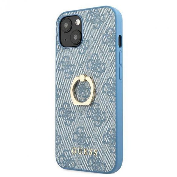 Guess GUHCP13S4GMRBL iPhone 13 mini 5,4" niebieski/albastru carcasă rigidă 4G cu suport inel