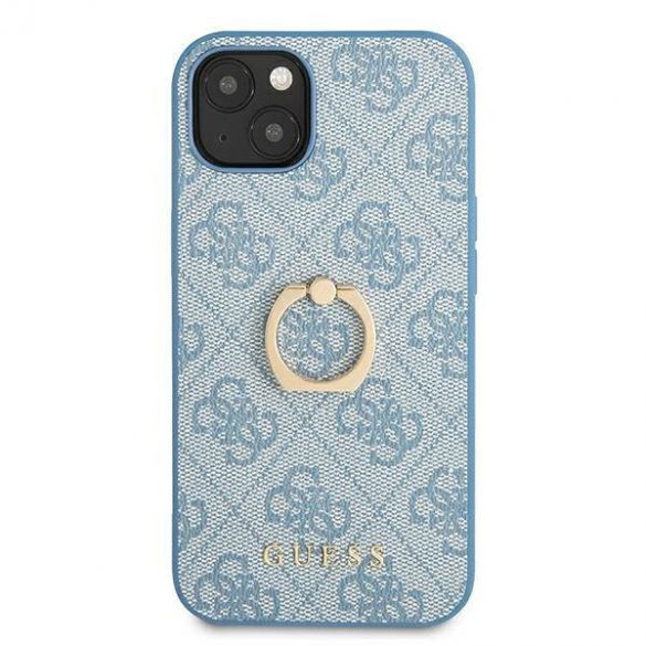 Guess GUHCP13S4GMRBL iPhone 13 mini 5,4" niebieski/albastru carcasă rigidă 4G cu suport inel