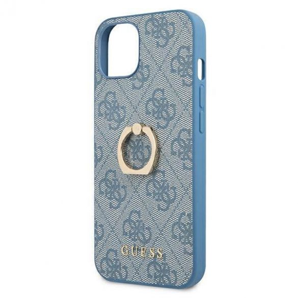 Guess GUHCP13S4GMRBL iPhone 13 mini 5,4" niebieski/albastru carcasă rigidă 4G cu suport inel