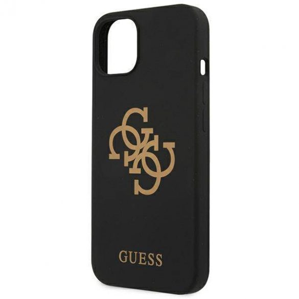 Guess GUHCP13SLS4GGBK Husă rigidă pentru iPhone 13 mini 5,4" czarny/negru Husă silicon 4G Logo