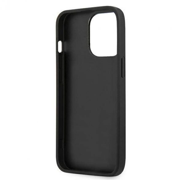 Guess GUHCP13L4GMGGR Carcasă rigidă pentru iPhone 13 Pro / 13 de 6,1" szary/gri, 4G Big Metal Logo