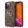 Guess GUHCP13X4GMGBR iPhone 13 Pro Max 6,7" husă rigidă maro/brązowy 4G Big Metal Logo