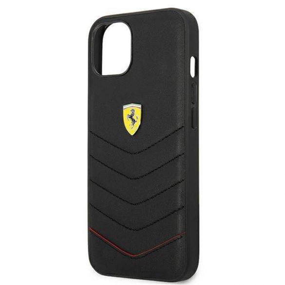 Ferrari FEHCP13SRQUK Carcasă rigidă Off Track pentru iPhone 13 mini de 5,4 inchi/negru