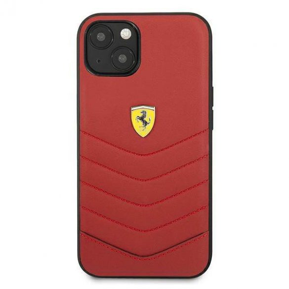 Ferrari FEHCP13MRQUR iPhone 13 / 14 / 15 6.1" roșu/red hard Husă Off Track Quilted