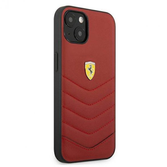 Ferrari FEHCP13MRQUR iPhone 13 / 14 / 15 6.1" roșu/red hard Husă Off Track Quilted