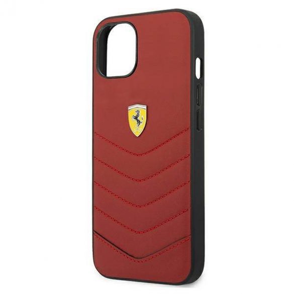 Ferrari FEHCP13MRQUR iPhone 13 / 14 / 15 6.1" roșu/red hard Husă Off Track Quilted