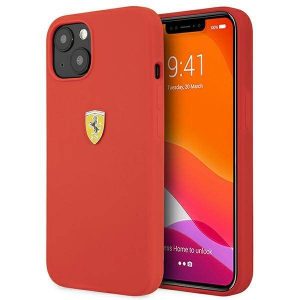 Ferrari FESSIHCP13SRE iPhone 13 mini 5,4" czerwony/rosu hardcase Husa din silicon