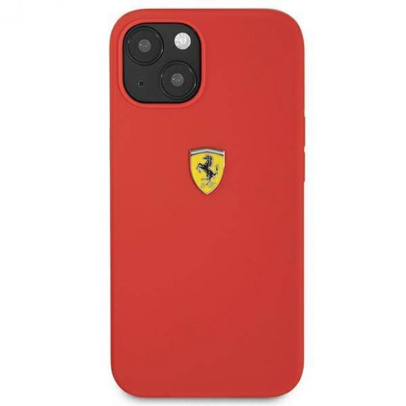 Ferrari FESSIHCP13SRE iPhone 13 mini 5,4" czerwony/rosu hardcase Husa din silicon