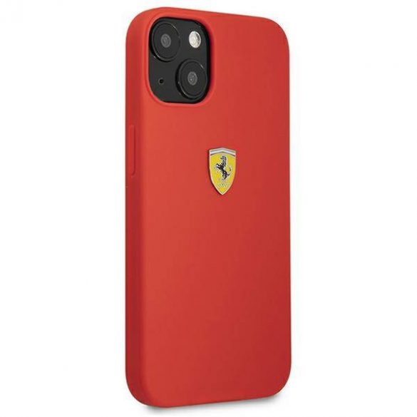 Ferrari FESSIHCP13SRE iPhone 13 mini 5,4" czerwony/rosu hardcase Husa din silicon