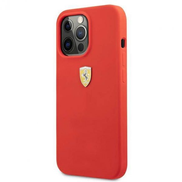 Ferrari FESSIHCP13XRE iPhone 13 Pro Max 6,7" czerwony/rosu hardcase Husa din silicon