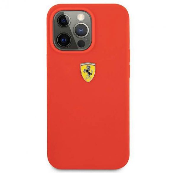 Ferrari FESSIHCP13XRE iPhone 13 Pro Max 6,7" czerwony/rosu hardcase Husa din silicon