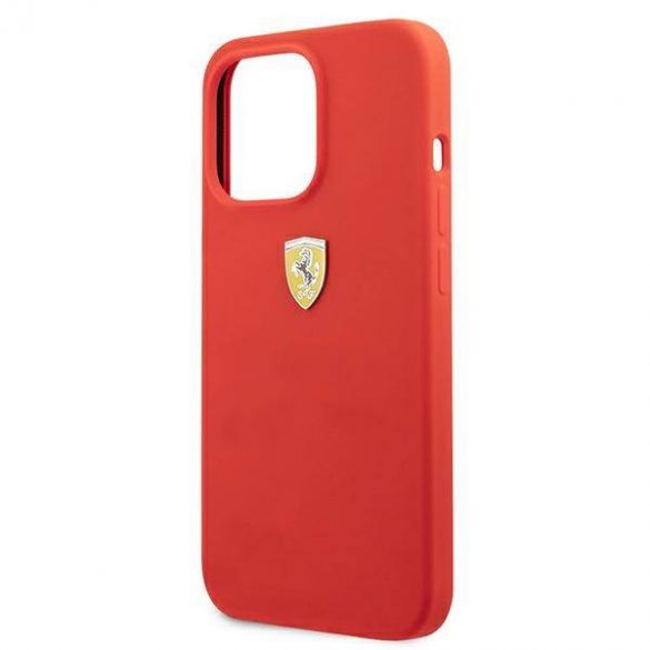 Ferrari FESSIHCP13XRE iPhone 13 Pro Max 6,7" czerwony/rosu hardcase Husa din silicon