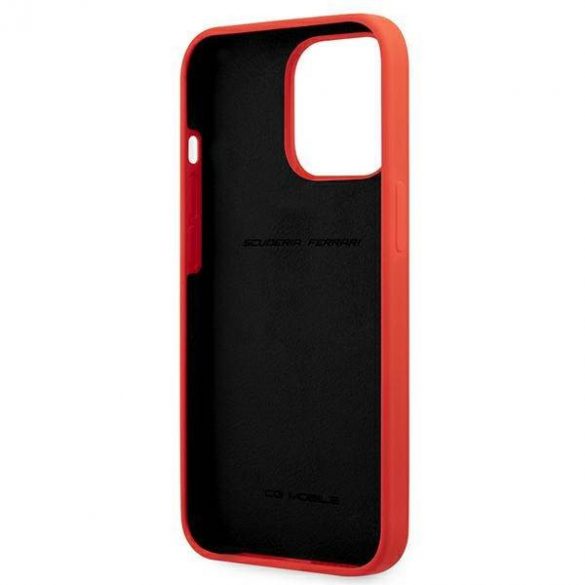 Ferrari FESSIHCP13XRE iPhone 13 Pro Max 6,7" czerwony/rosu hardcase Husa din silicon