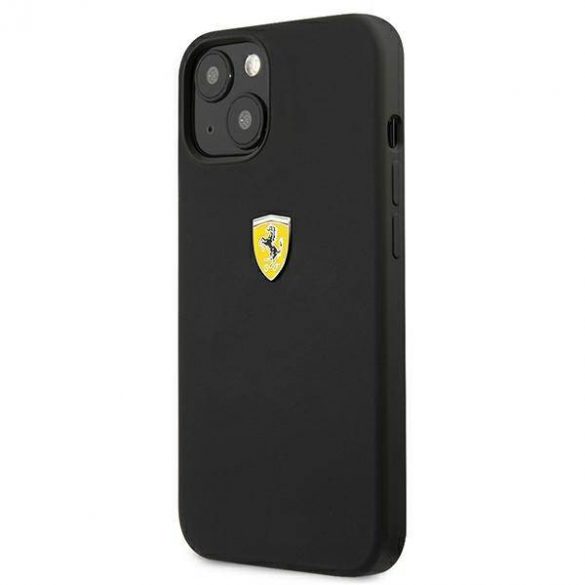 Ferrari FESSIHCP13MBK iPhone 13 / 14 / 15 6.1" negru / negru hard Husă silicon